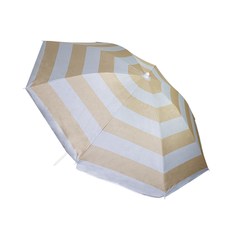 Parasol promotionnel ILIOS Rayure beige